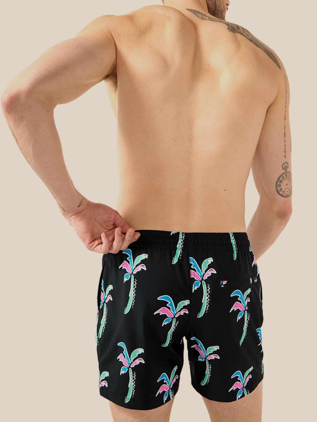 Chubbies Herren Badehose, Badeshorts, Stretch Board Shorts zum Schwimmen, 14 cm Schrittlänge