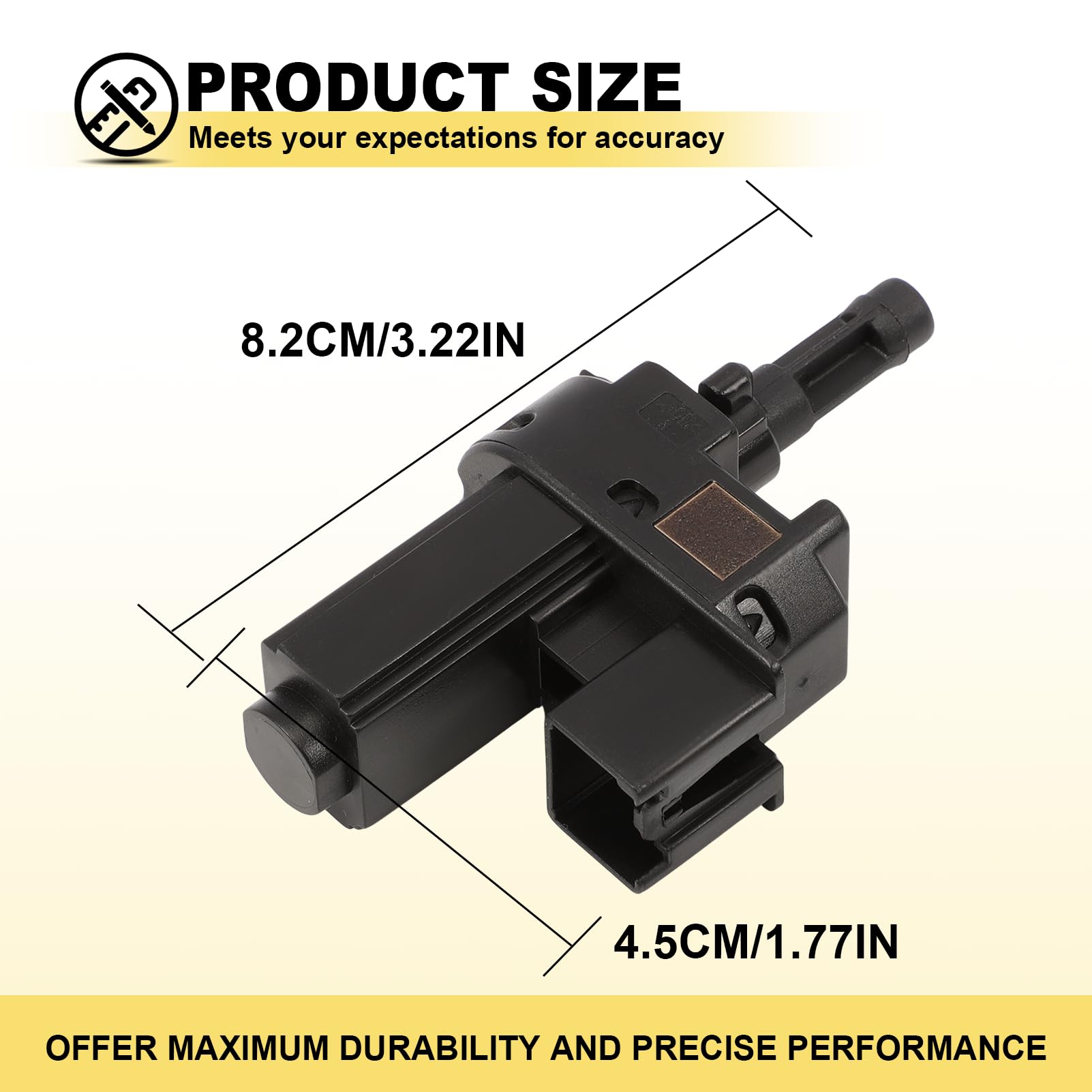 Contattore Pedale Frizione 1343269 Per B-Max, C-Max, S-Max, Fiesta, Ecosport, Focus, Galaxy, Kuga, Transit, Discovery Sport, C30, C70, S40, S80; Interruttore Comando 4M5T7C534AA