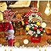 WULEEUPER Tiny Baby Elf Doll | Christmas Miniature Elf Decoration | Newborn Gift | Baby Grow Dolls with Feet and Shoes (Red)
