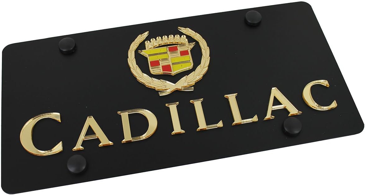 Eurosport Daytona- Compatible with -, Cadillac on Carbon Steel License Plate