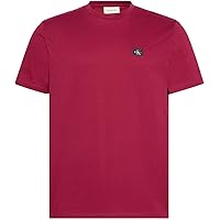 Calvin Klein Uomo T-Shirt Maniche Corte Badge Jersey Classic Tee in Cotone