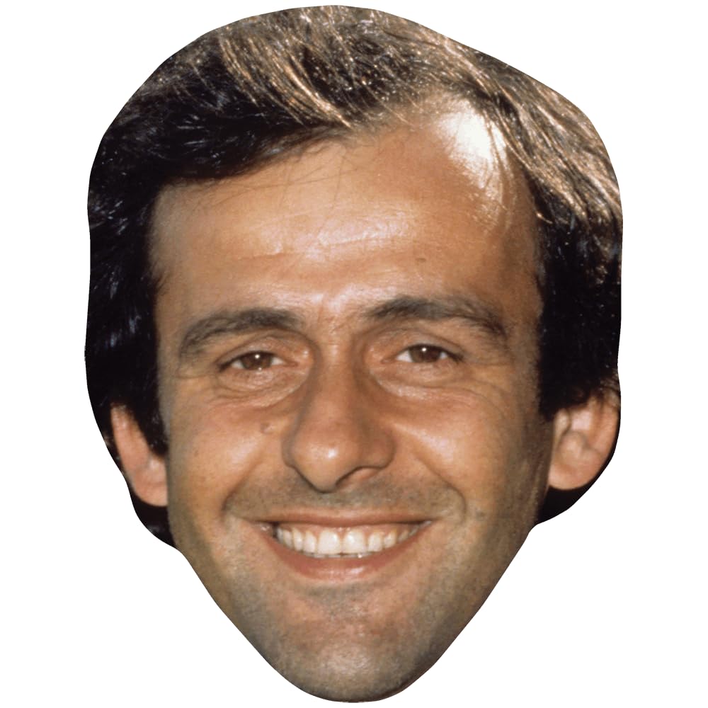 Michel Platini (Young) Big Head. Larger than life mask.