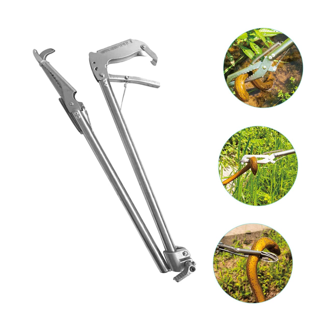 UPKOCH Pinza Design Largo Multiuso Antiscivolo Spessa in Acciaio Inossidabile Accessorio da Cucina per Anguille e Misgole per Bbq e Escursionismo