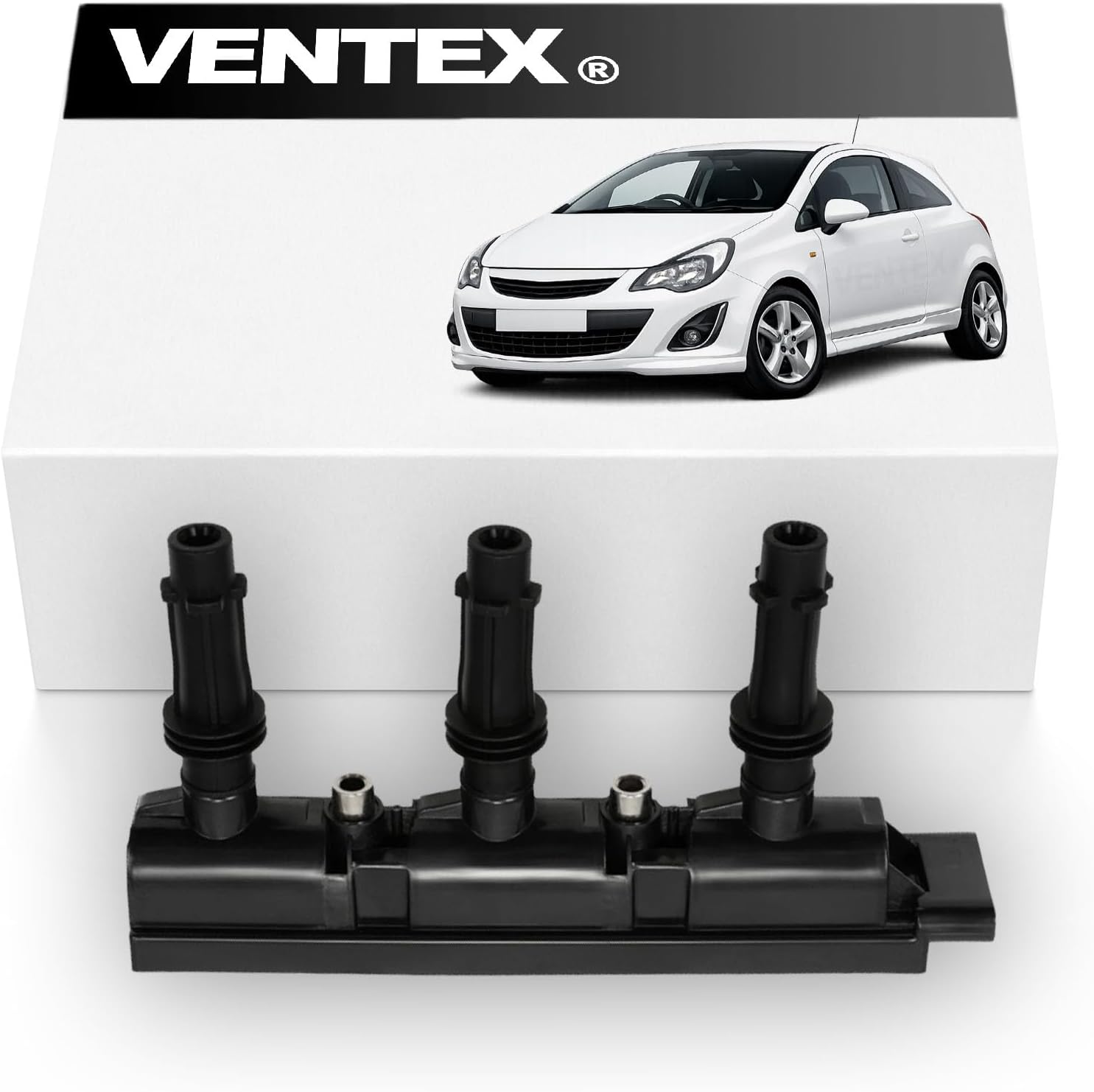 Ignition Coil Pack VXS1712 Compatible with Vauxhall Corsa 1.0i 12V 2010-2014
