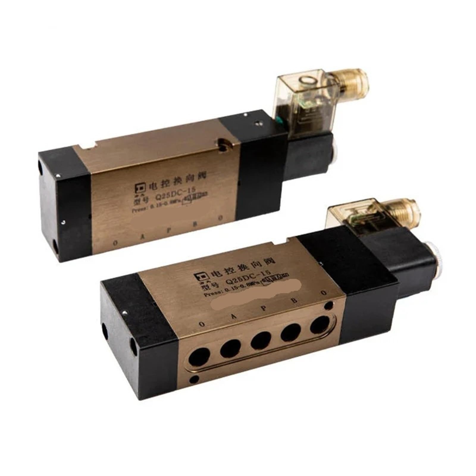 Distributeur pneumatique 5/2 Q25DC-L10 DC24V vanne de commande directionnelle pour air comprimé