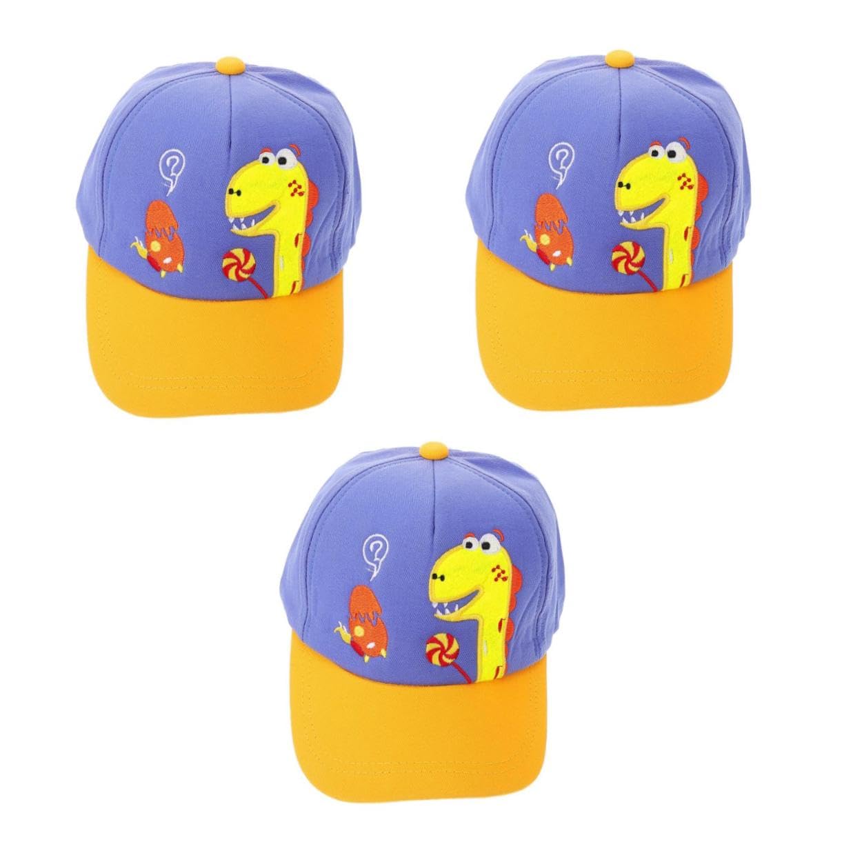 LIFKOME Cappello Dinosauro i Bambini Hanno raggiunto Il Picco Cappelli da Sole per Light lumino Kid Cappello Baseball Cappellino da Baseball Berretto con Visiera all'aperto Tela Blue