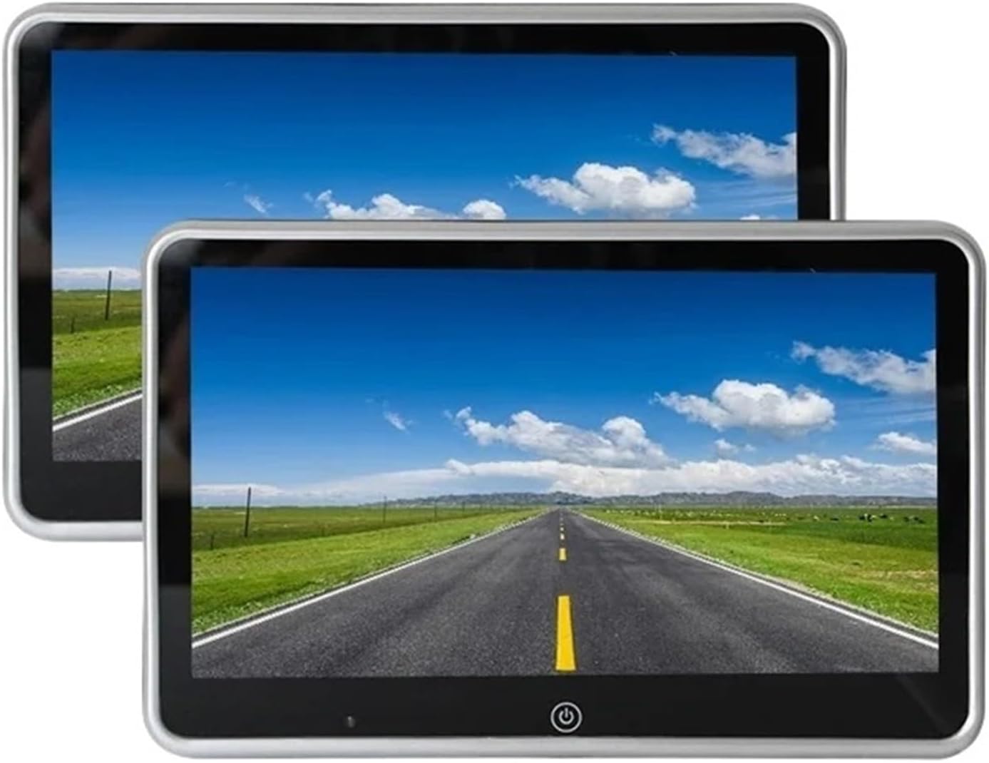 11.6 Inch Car TV Headrest Monitor 1080P HD LCD Touch Screen Automotivo Rear Seat Display Video Players Easy Setup for Trips，11.6 inch 2 Monitor