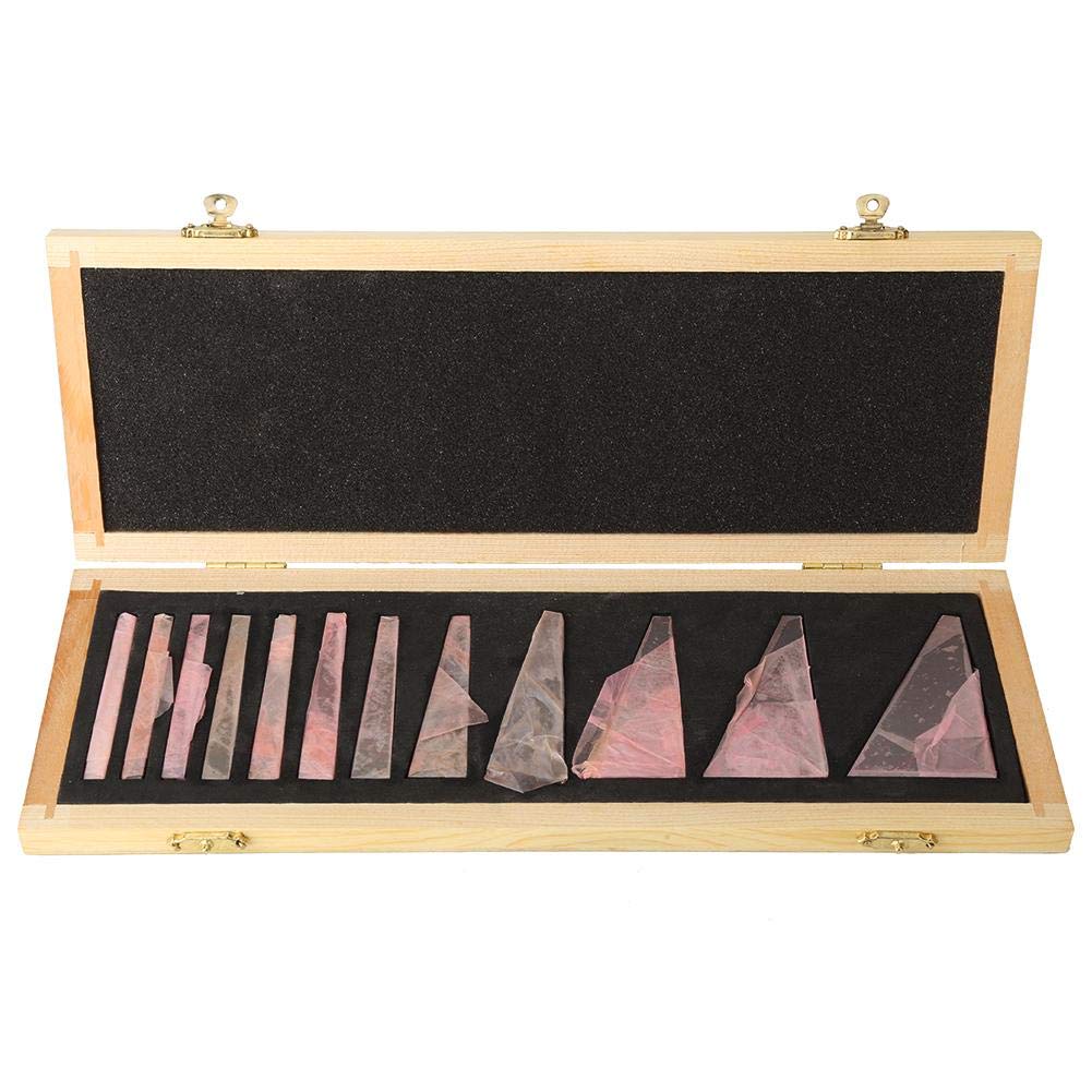 Bloc d'angle 12Pcs avec acier au manganèse 65 outil de mesure d'outil de tour de machiniste de haute précision(12Pcs)