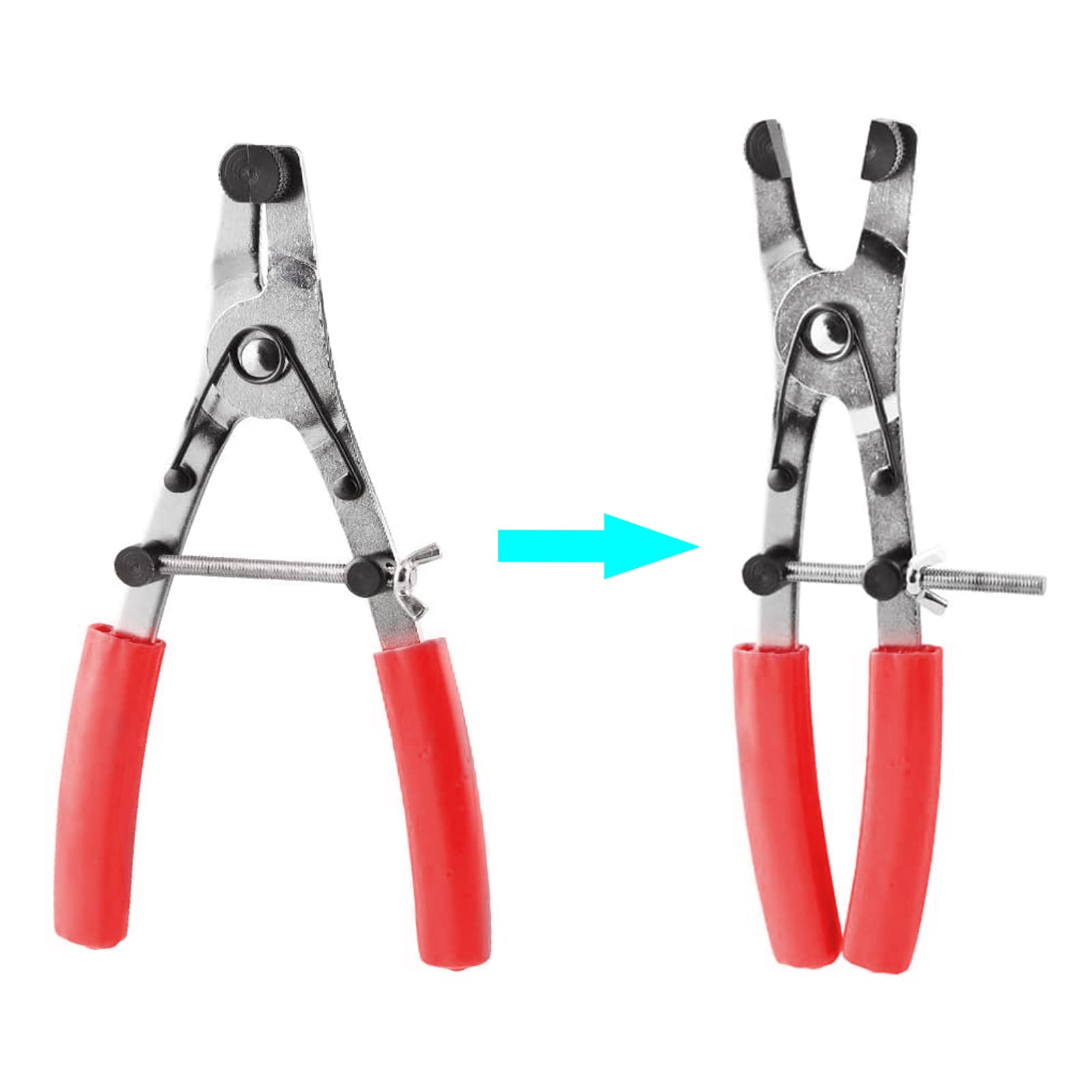 Doo Engy Pince à piston de frein - Extracteur de piston en acier au carbone - Outils de réparation pour scooters, quads et motos - Démontage des pistons de frein