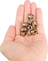 Vista 7 de Anwenk - Paquete de tornillos para muebles, 40 unidades, de 1/4 pulgadas -20 x 15 mm, tornillo de tuerca, roscado, para muebles de madera