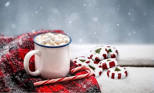 Miniatura 7 de Mini bastones de caramelo de menta 96 caramelos envueltos individualmente caramelos de Navidad a granel  Incluidos con calcomanías divertidas para
