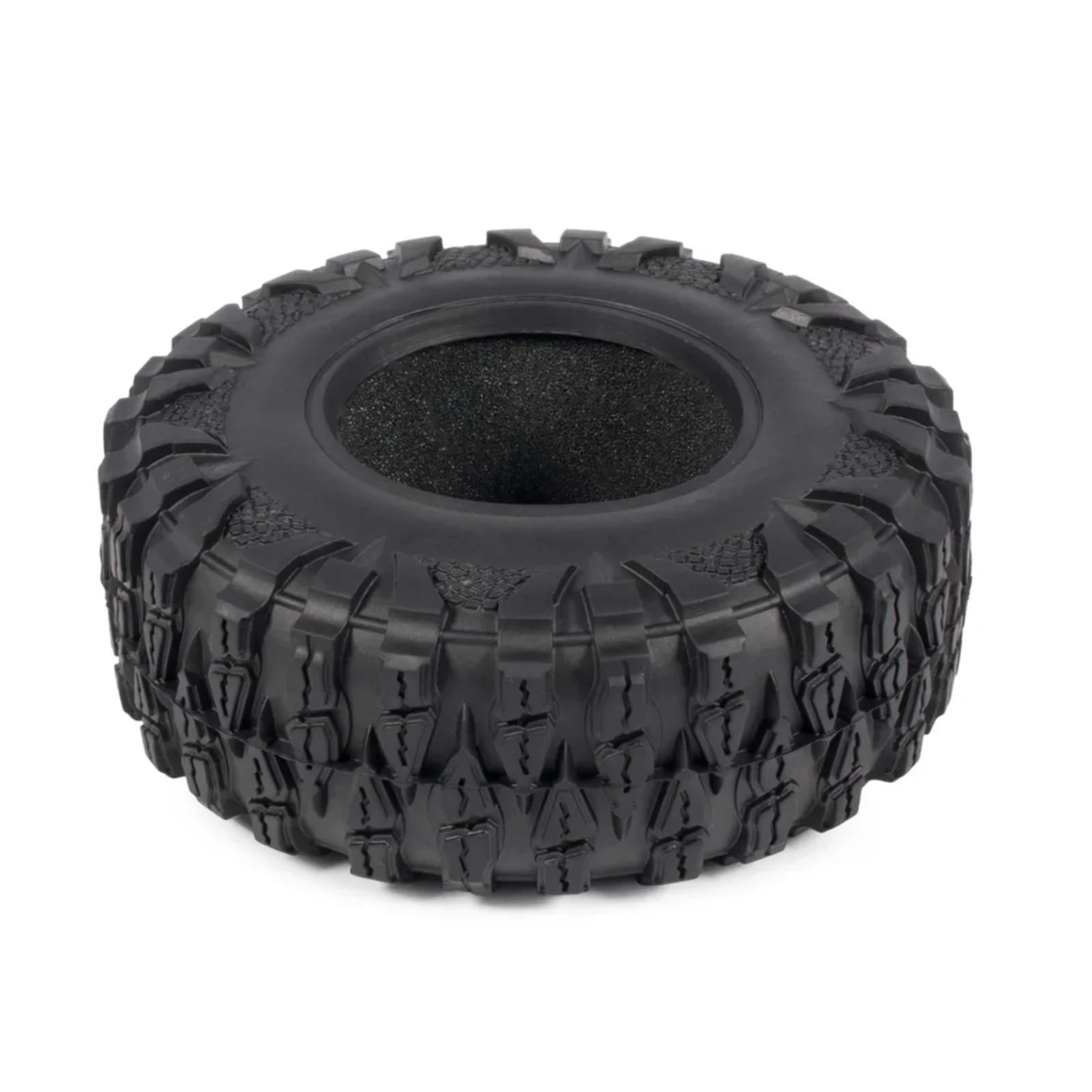 para SCX10 II para Capra para Wraith para TRX4 D90 CC02 para RGT 86190 AXX4 YK4103 1/10 2, ''neumáticos 120x45mm Caucho RC Camiones Coche Orugas Juego NeumáTicos Ruedas RC
