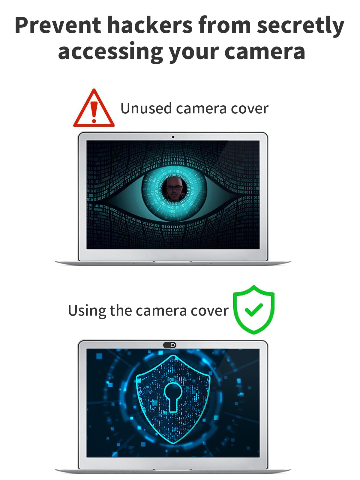 [8 Pezzi] Coperchio della Webcam, Copri Webcam Slider Copertura Webcam Ultra Sottile Camera, per Computer Portatile/Smartphone/PC/Accessori del Telefono Cellulare