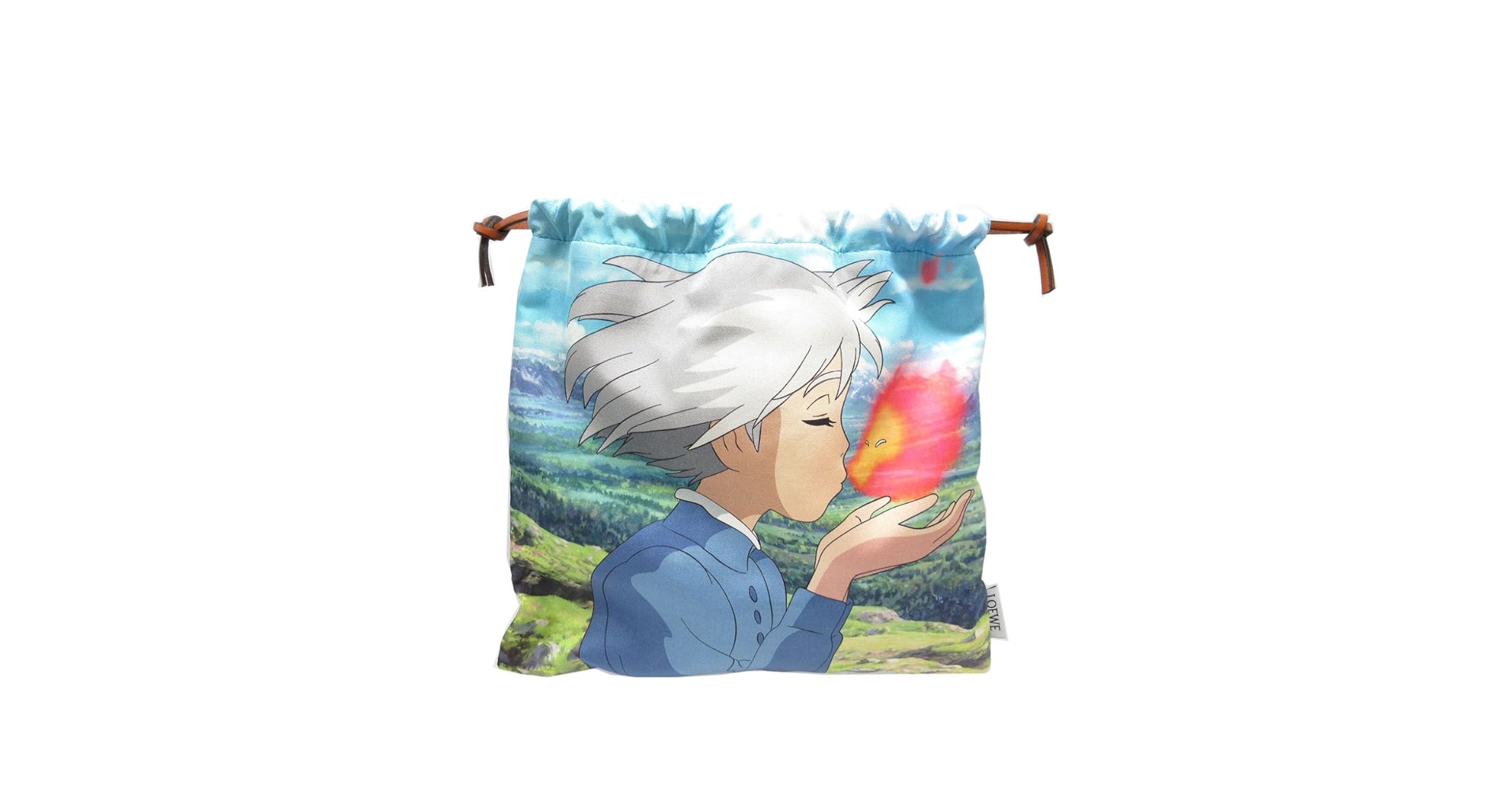 LOEWEドローストリングポーチ ハウルの動く城　魔法の箱付 LOEWE ロエベ ドローストリング ポーチ スタジオジブリ ハウルの