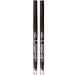 L\'Oreal Paris Makeup Infallible Never Fail Original Mechanical Pencil Eyeliner with Built in Sharpener, Black Brown, 0.008 oz., 2 Count