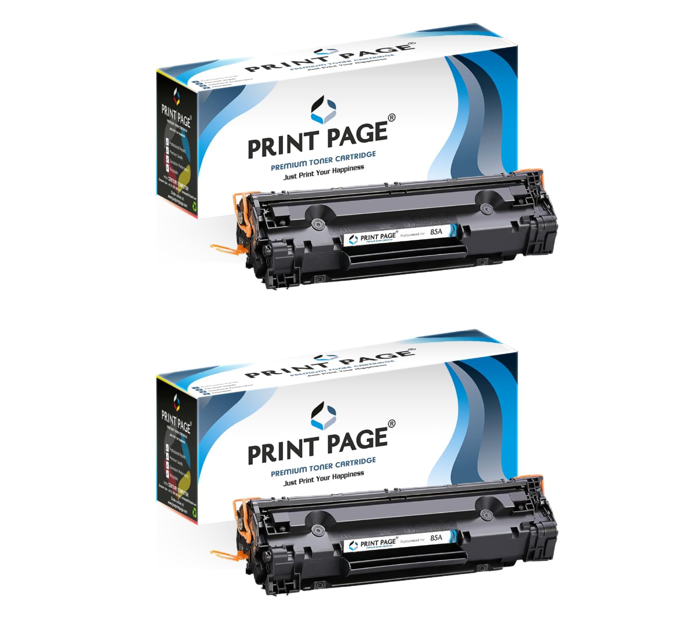85A Toner Cartridge Compatible for LJ Printers P1102 , P1102w , M1132 , M1212 , M1214 , M1217 (Set of 2)