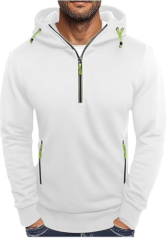 Nuoke Men's Casual Fashion Solid Color Loose Long Sleeve Sweatshirt 8 Year