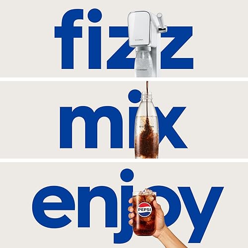 Miniatura 2 de SodaStream - Fabricante de agua con gas ART  Kit de inicio  Sistema de CO2 CQC  Incluye 1 cilindro de CO2, 1 botella de 32 y 1 x 16 onzas líquidas