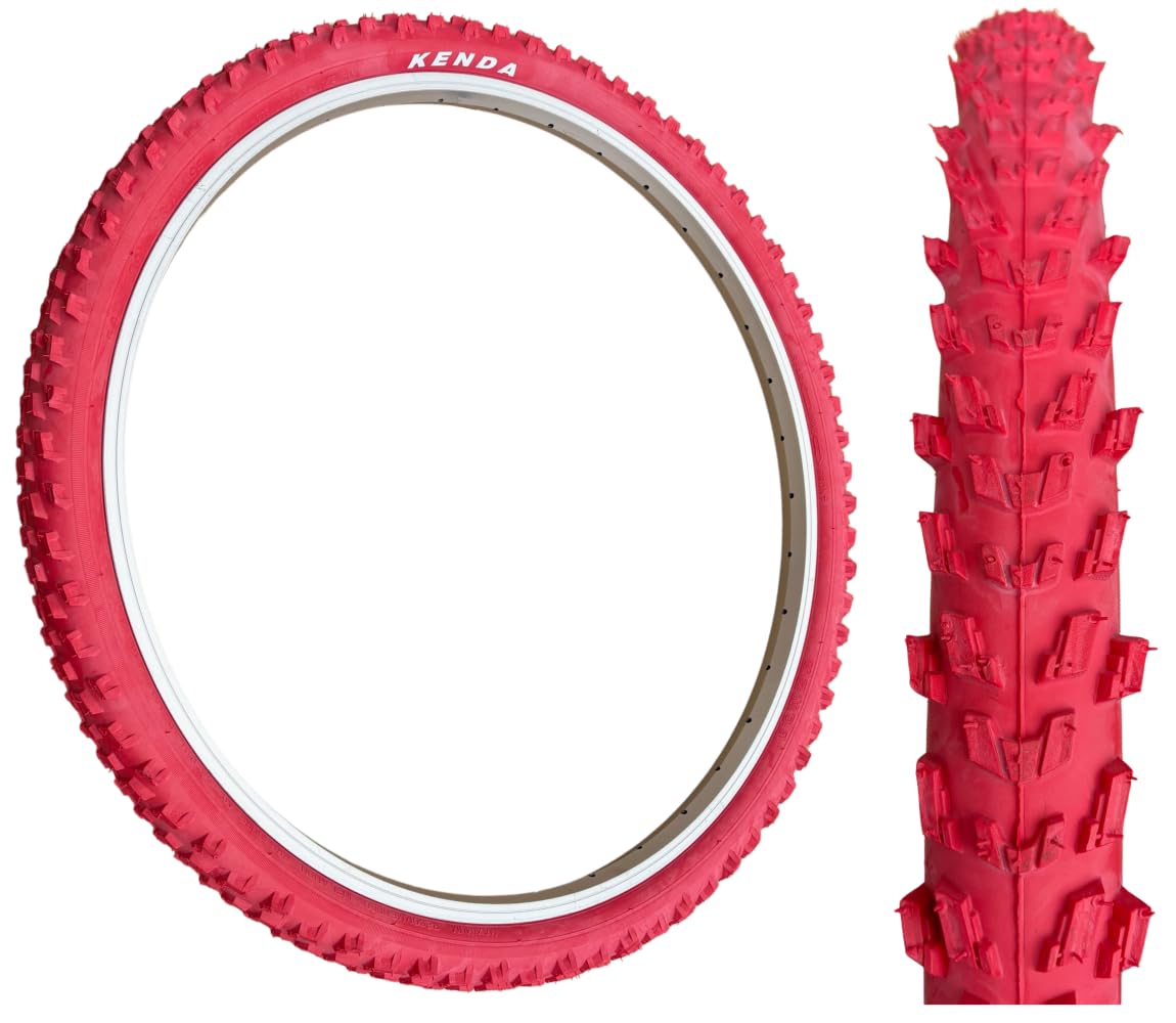 Kenda 26 x 1.95 (50-559) RED Mountain Bike TYRE K-829