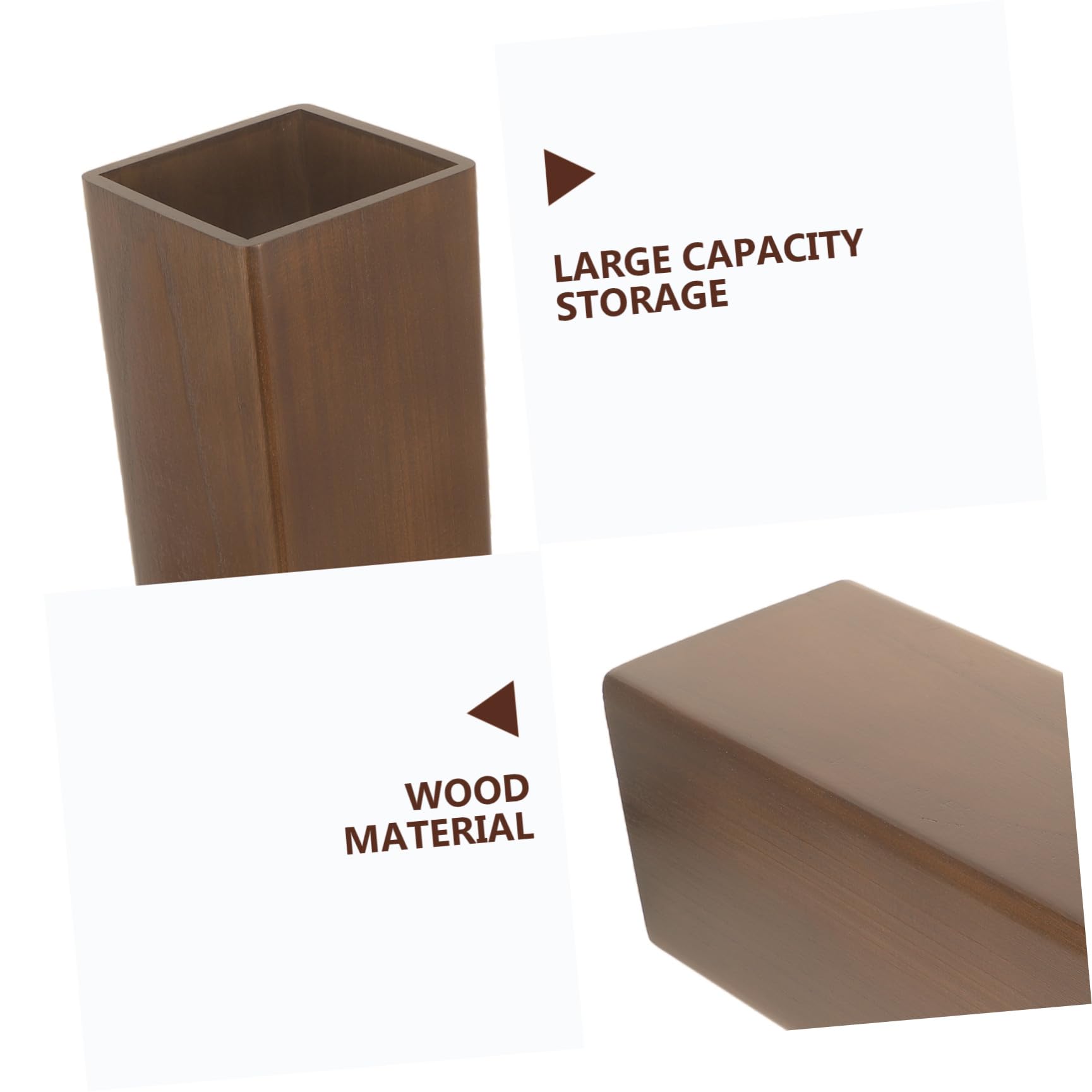EXCEART Portaombrelli in Legno Massello Da Interno Organizzatore Per Ombrelli Per Ingresso E Hotel Supporto Per Ombrellone 51.00 X 16.30 X 16.30 cm 1 Contenitore