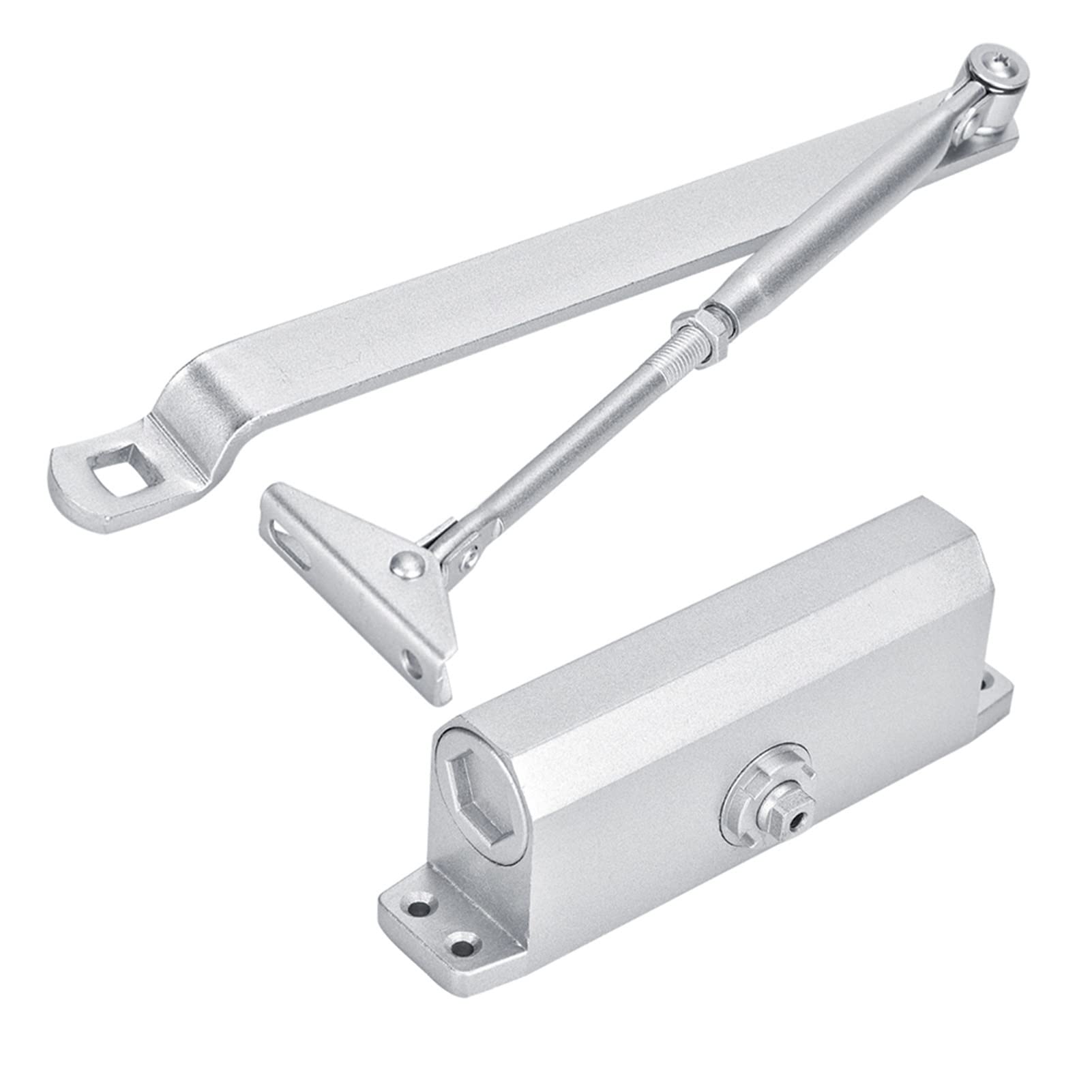KIMISS Ferme-porte Robuste -Feu 45-75 Kg, Ferme-porte Automatique 600-1200 Mm, testé au Feu Pendant 1 Heure, Portes Gauche/droite Adaptées