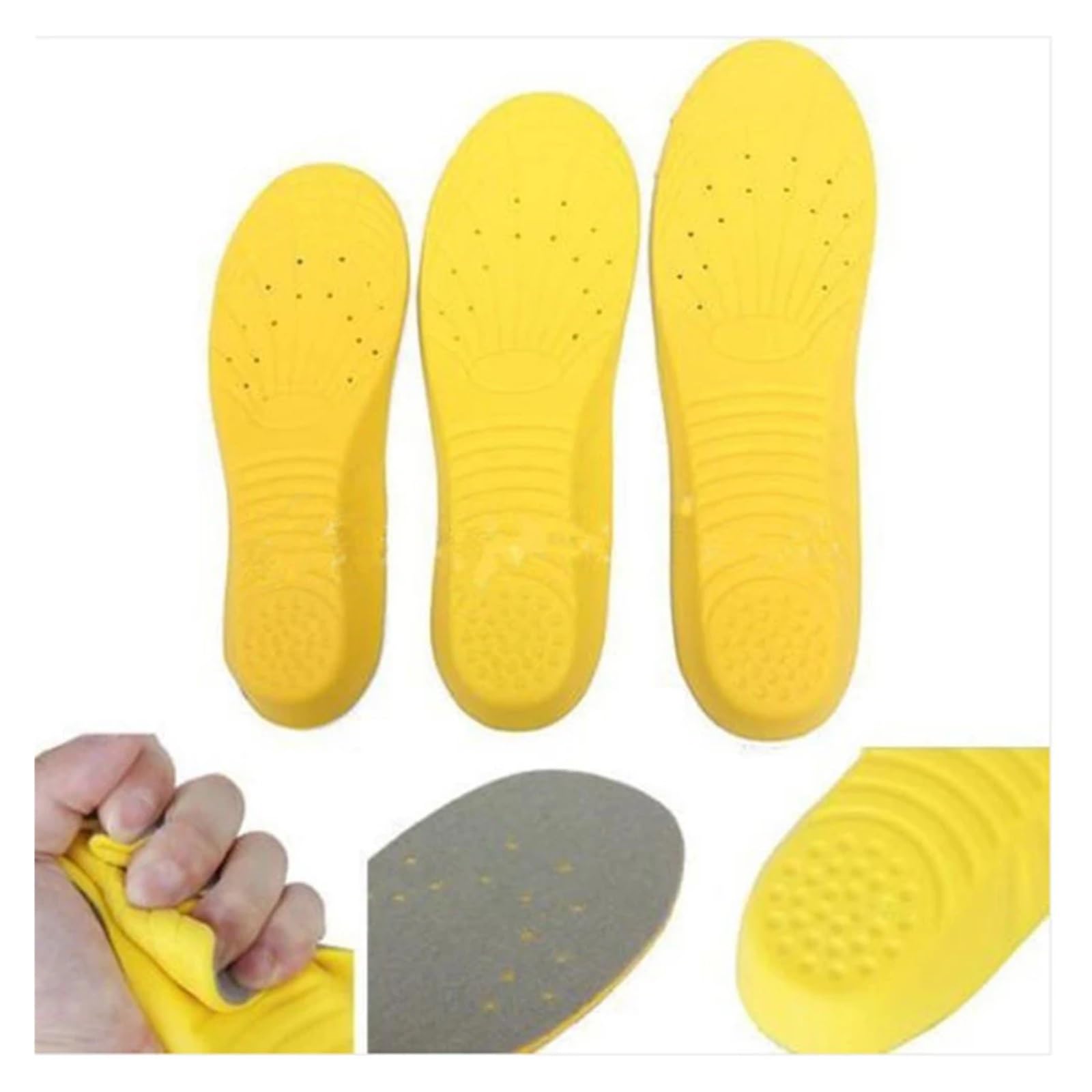 Plantillas De Soporte Plantilla ortopédica for zapatos de rebote lento, almohadilla elástica transpirable for hombres y mujeres, accesorios for, 1 par