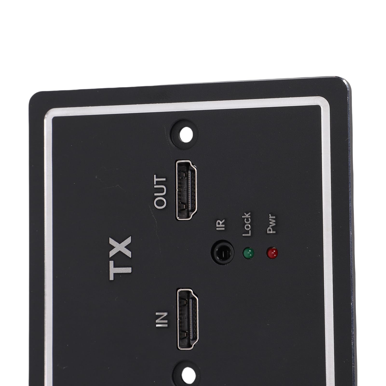 Cuifati HD-Multimedia-Wandplatten-Extender, Sender-Empfänger 1080P HD-Videoton Bis zu 197 Fuß über Cat6-Kabel, mit IR-Steuerung, für TV-Projektor, Gaming-Konsole, PC