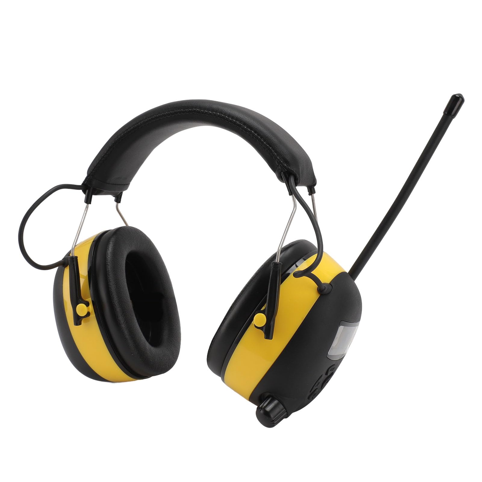 Auriculares de Protección Auditiva, Reducción de Ruido, Asistencia de Sonido, Orejeras Electrónicas SNR de 30 DB para Jardinería (YELLOW)