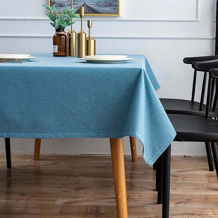 Amazon|テーブルクロス はっ水 青 シンプル マルチクロス Amazon|テーブルクロス はっ水 青 シンプル マルチクロス