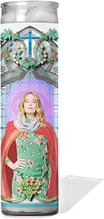 Saint Alexis Patron Saint of Journeys - Celebrity Prayer Candle : Unscented | 8 inch Glass Prayer Votive - Handmade in USA | Funny Gift Idea