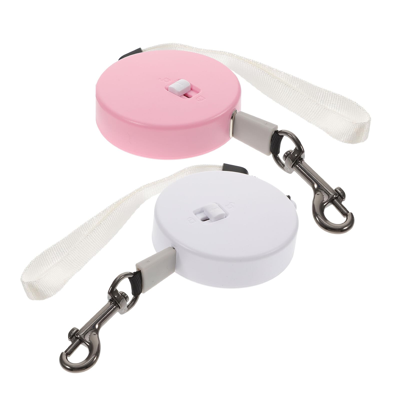 SHINEOFI 2piezas Correa Retráctil para Perros Pequeños, Correa de Entrenamiento Automática con Strap de Muñeca para Gatos, Conejos y Perros en Viajes al Aire Libre