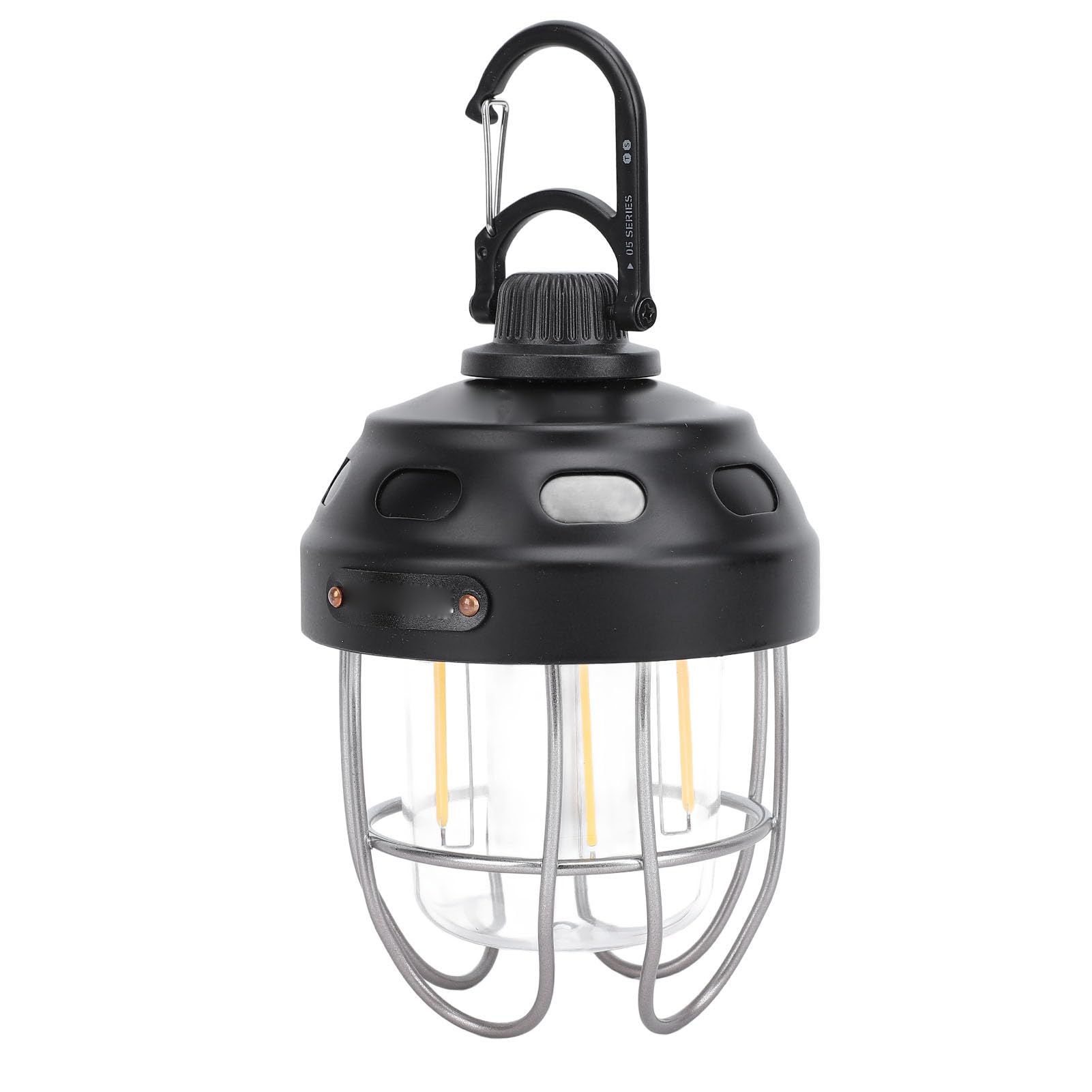 Lanterna da campeggio retrò Dimmerazione continua Ricaricabile 2000mAh Power Bank Lampada da tenda in metallo dimmerabile Lampada a sospensione portatile per patio Escursionismo