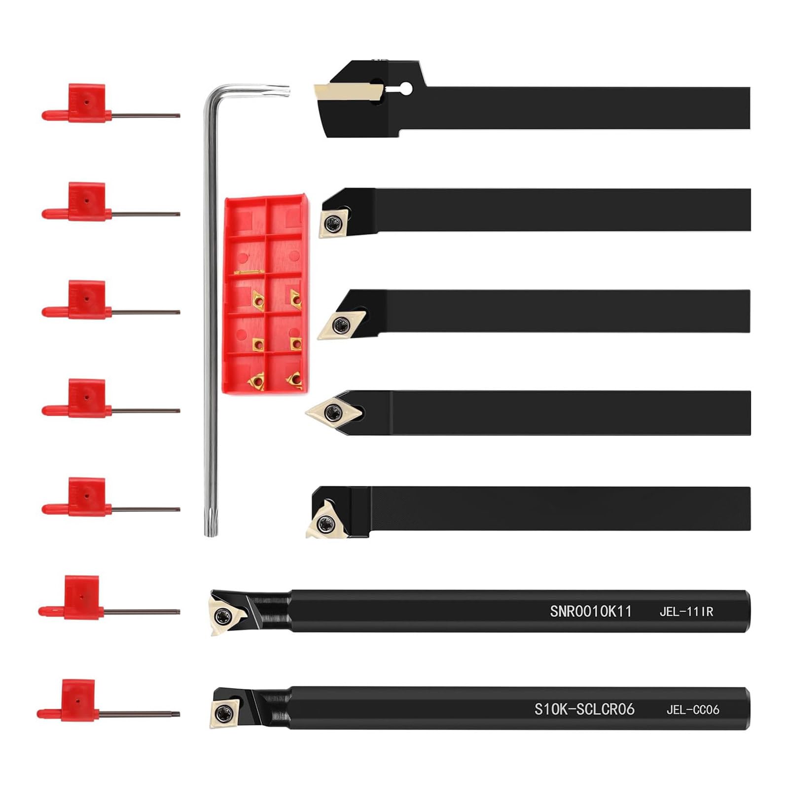Metal Drill Rod Set 10MM Multiple Purpose for Machine Tools Fast Change Plan Strong Metal Drill Rod Set