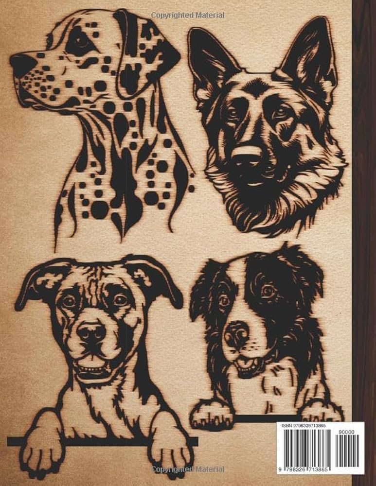 Woodburning Templates: Pyrography Patterns for Tracing and Wood Burning - Creative Dog Breed Designs: STUDIO, SHR-WOODYARD: 9798326713865: Amazon.com: Books
