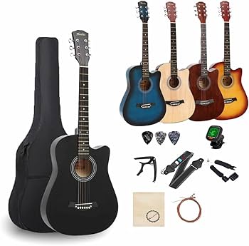 Amazon | アコースティックギター セット 38インチ 初心者 アコギ バス