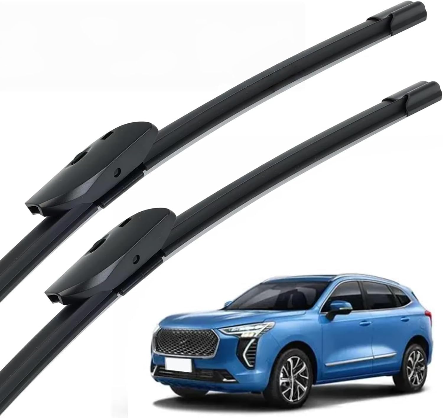 nwsplmy Front Windscreen Wiper for Haval Jolion 2020-2024 24+17, Silent All-Season Replacement Blades Streak-Free Easy Install