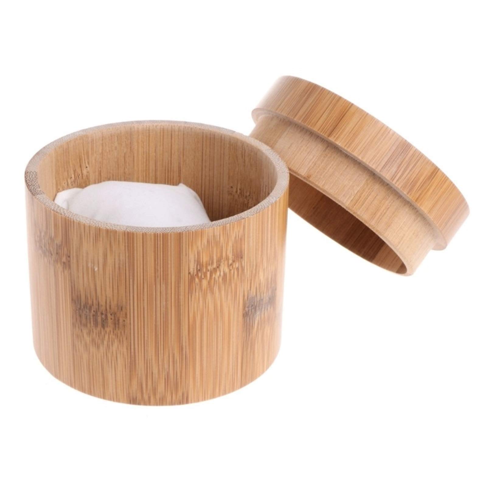 Boîte à montres organisateur bois de bambou présentoir bijoux cylindrique
