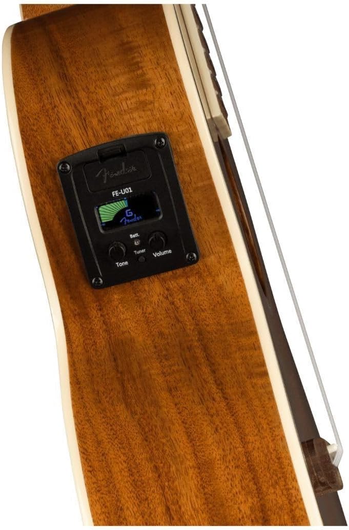 Fender Montecito Tenor Ukulele, Shaded Edge Burst, with Gig Bag