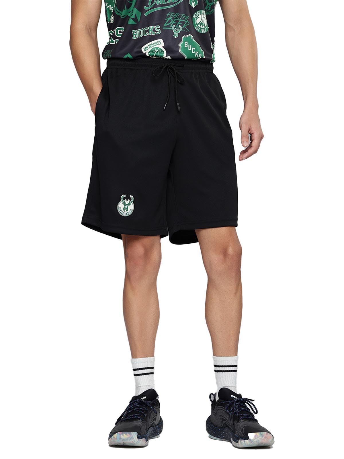 shop the arena Shop The Arena: Milwaukee Bucks: Basketball Shorts-picture-11