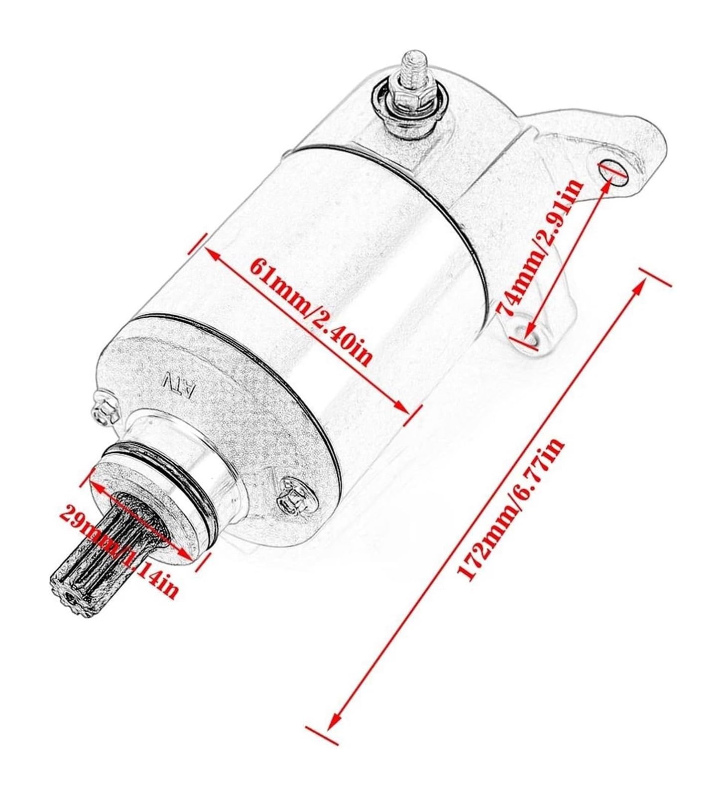 Motor Generador para Suz&uki SV400 SV650 SFV650 para Gla&dius VZ800 para Marauder DL650 V&Strom 31100-48E00 31100-19F00 Motor De Arranque