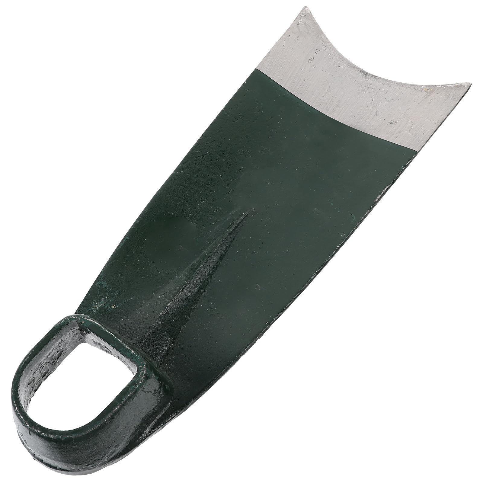 INOOMP Azada de Jardinería de Acero Inoxidable Verde para Deshierbar y Labrar, Herramienta Portátil Amplia Aplicación y Trasplante de Bonsáis