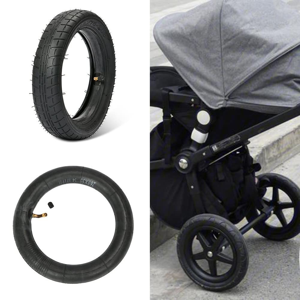 260x55mm Bambini 3 Ruote Bambino Mano Spinta Gomma Tubo Interno Esterno Pneumatico tubo interno e tubo esterno