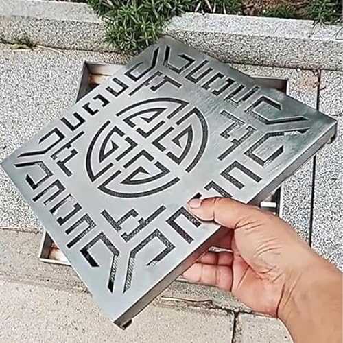 Grille de caniveau design en acier inoxydable pour aménagements élégants