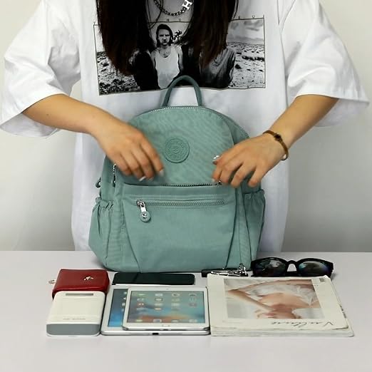 Amazon.com: Mini Nylon Women Backpack Purse Lightweight  display picture 2