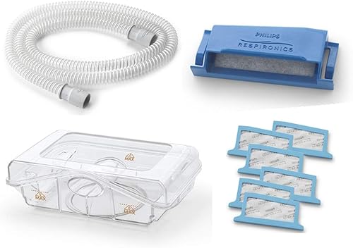 Philips Respironics Dreamstation - Paquete de suministros de Cpap y BIPAP - Tubo CPAP estándar, 0.591 in (cantidad-1)tanque de agua