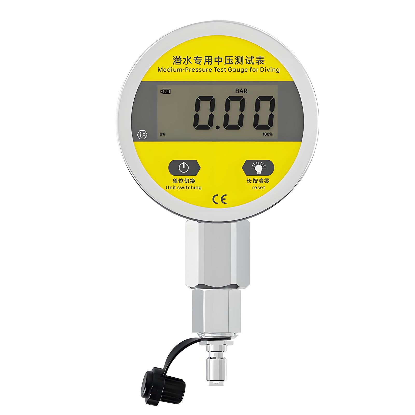 Precisely Scubas - Instrumento de presión de buceo, monitor subacuático, instrumento de buceo profesional, monitor submarino