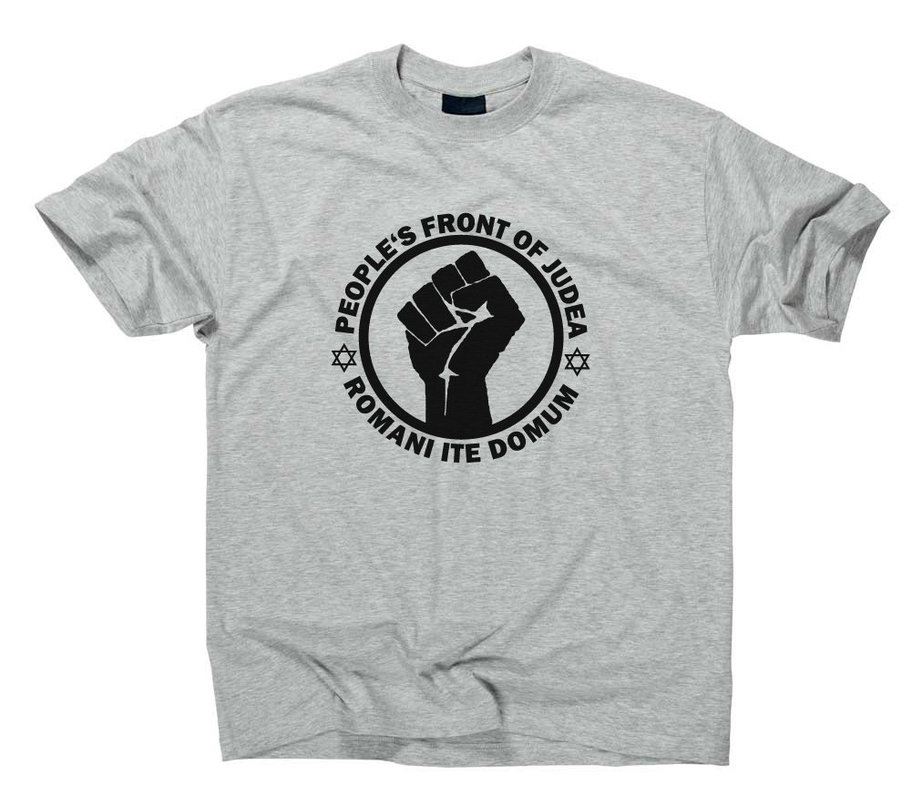 Styletex23 Men's Grey People's Front Of Judea T-Shirt, Xl,