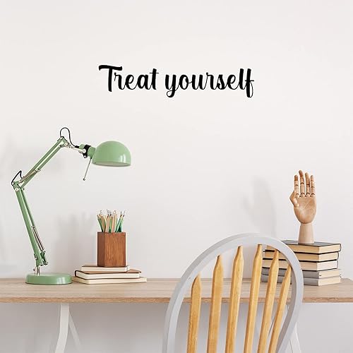 Miniatura 2 de Calcomanía de vinilo para pared, 4 x 19 pulgadas, moderna, motivacional, positiva, autoestima, para dormitorio, armario, hogar, oficina, sala de