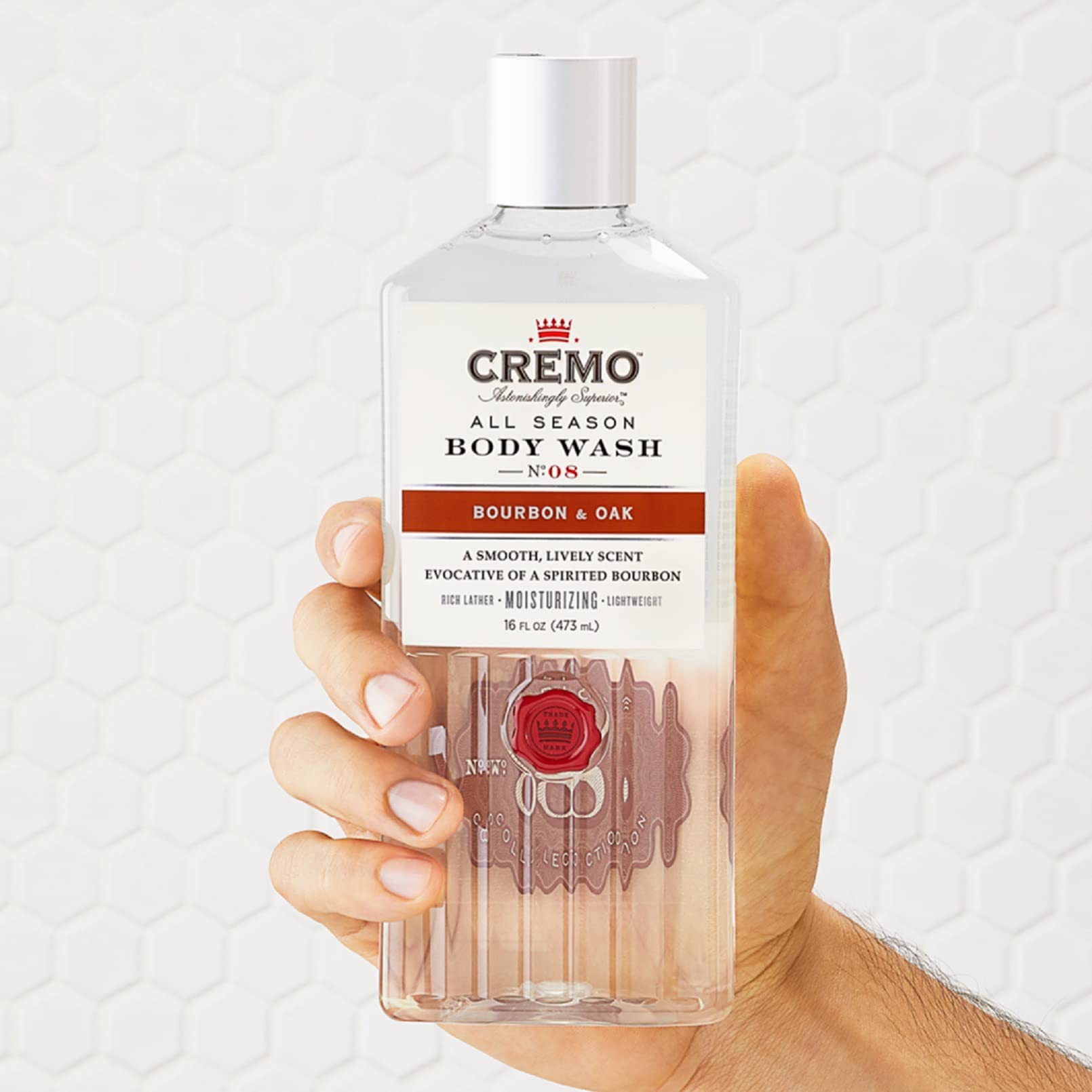 Buy Cremo RichLathering Bourbon & Oak Body Wash, A Sophisticated Blend