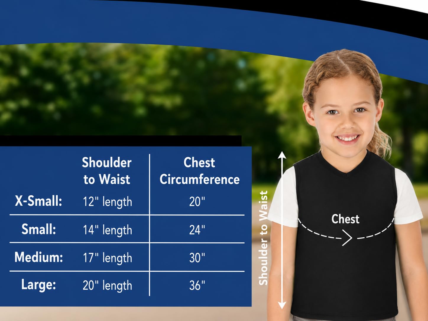 Tweens Gilet a compressione sensoriale per bambini, comodo per autismo, ADHD, SPD, calmante, traspirante, aderente, regolabile, leggero, per bambini